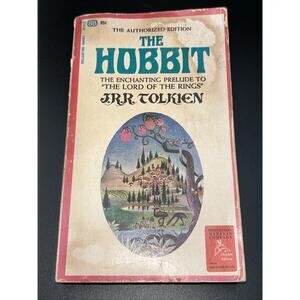 THE HOBBIT by J.R.R. Tolkien 1972 Ballantine Paperback LOTR Lord of the Rings